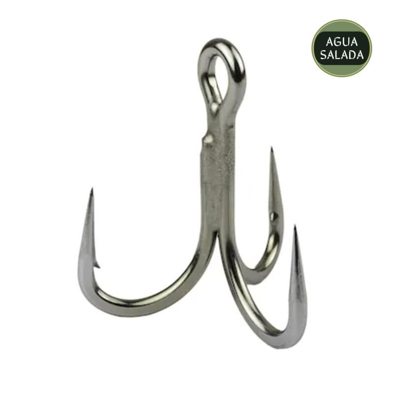 Anzuelo Mustad 5X Jaw Lok Inline Treble